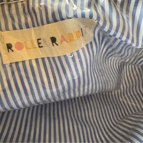 Roller Rabbit Floral Black and Gray Toiletry Pouch - Picture 4 of 4